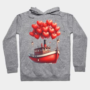 Valentine Boat Hoodie